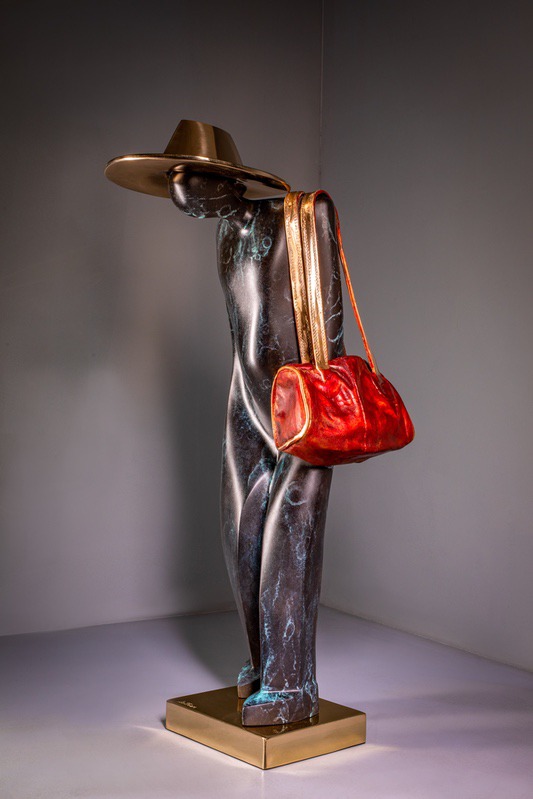 Cropped Faux leather Jacket