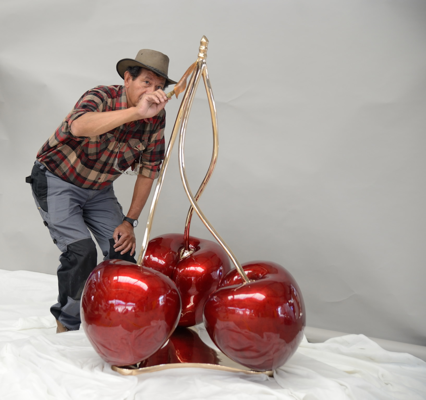 Cropped Faux leather Jacket