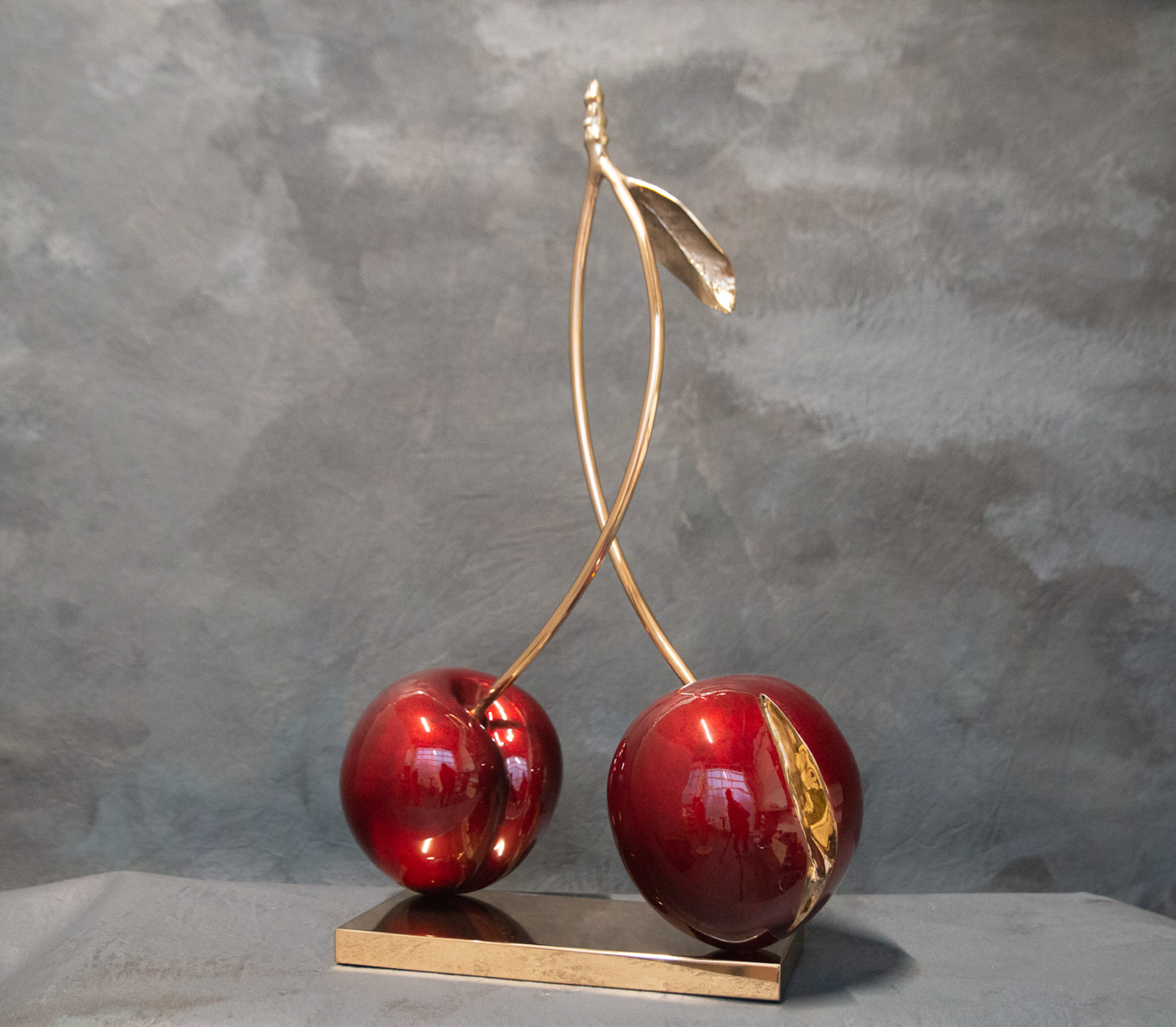 Cropped Faux leather Jacket