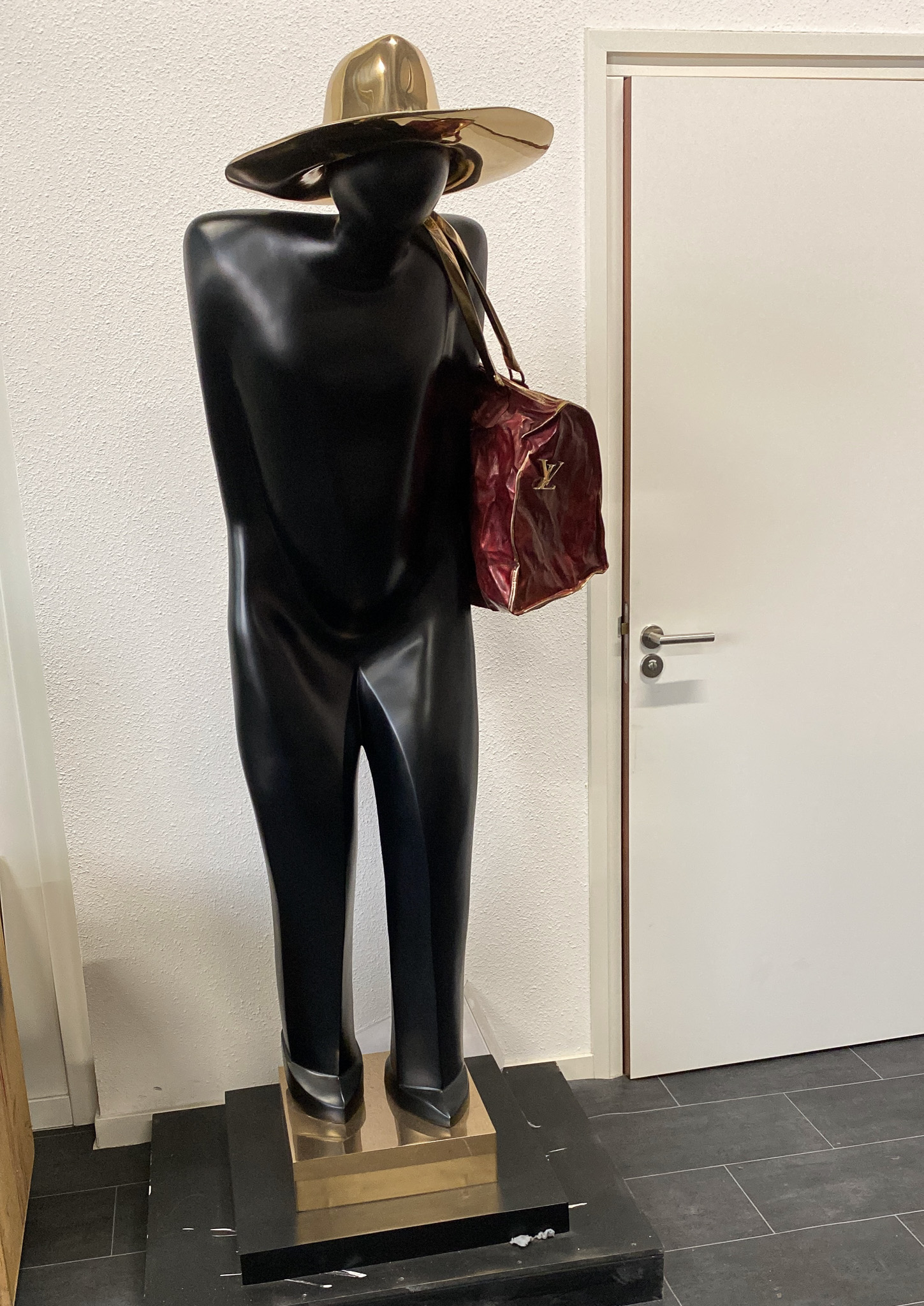 Cropped Faux leather Jacket