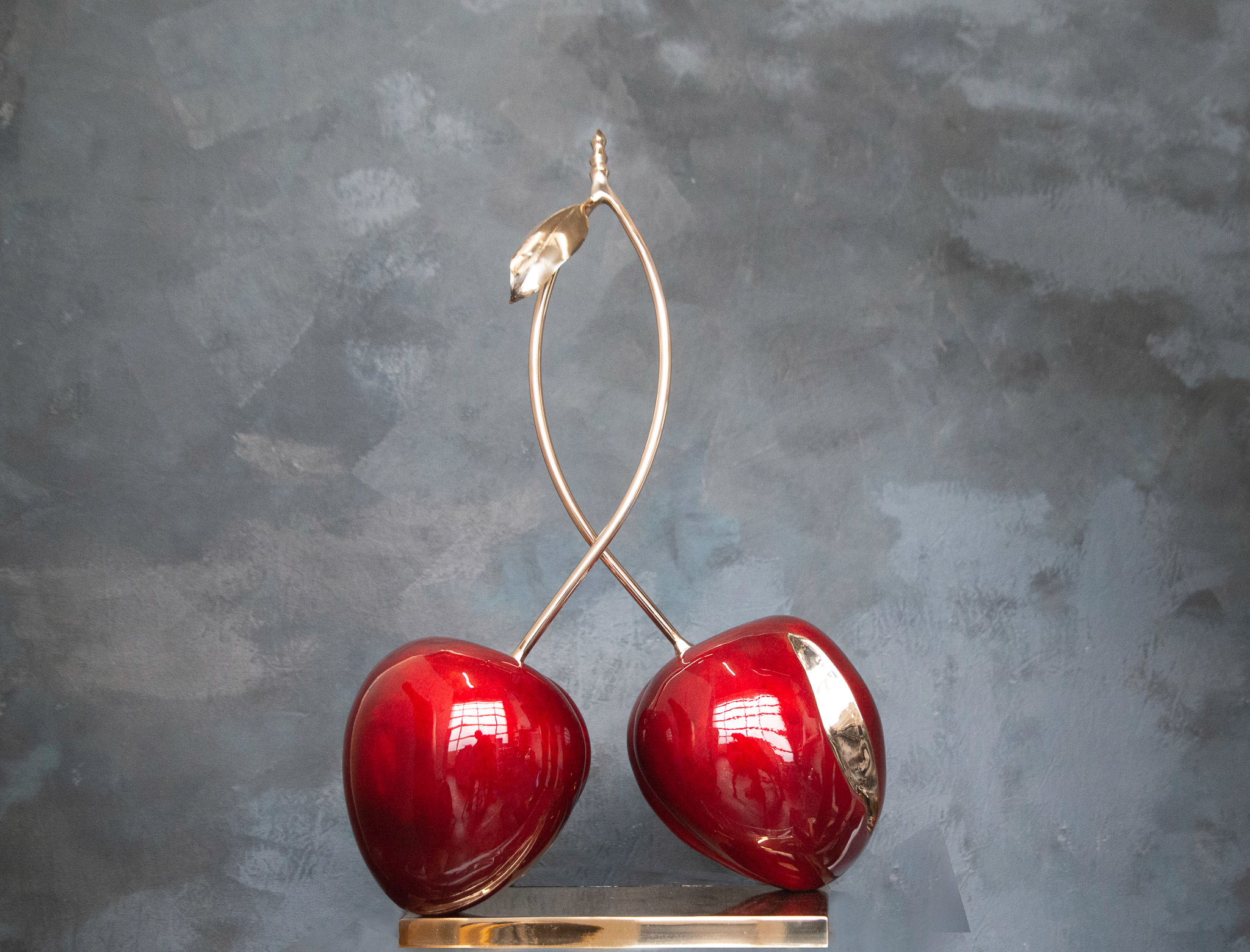 Cropped Faux leather Jacket