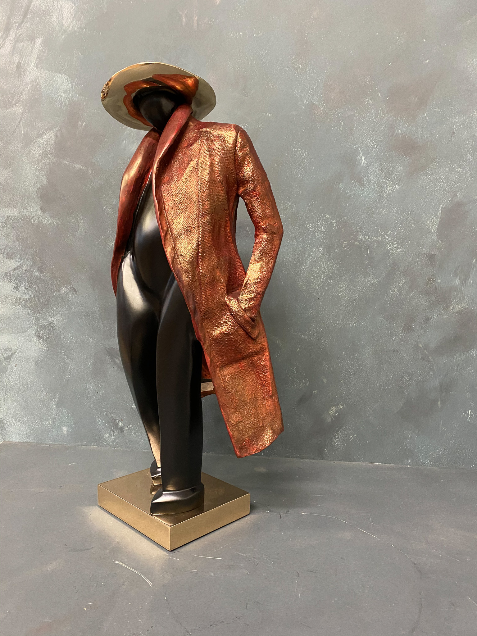 Cropped Faux leather Jacket