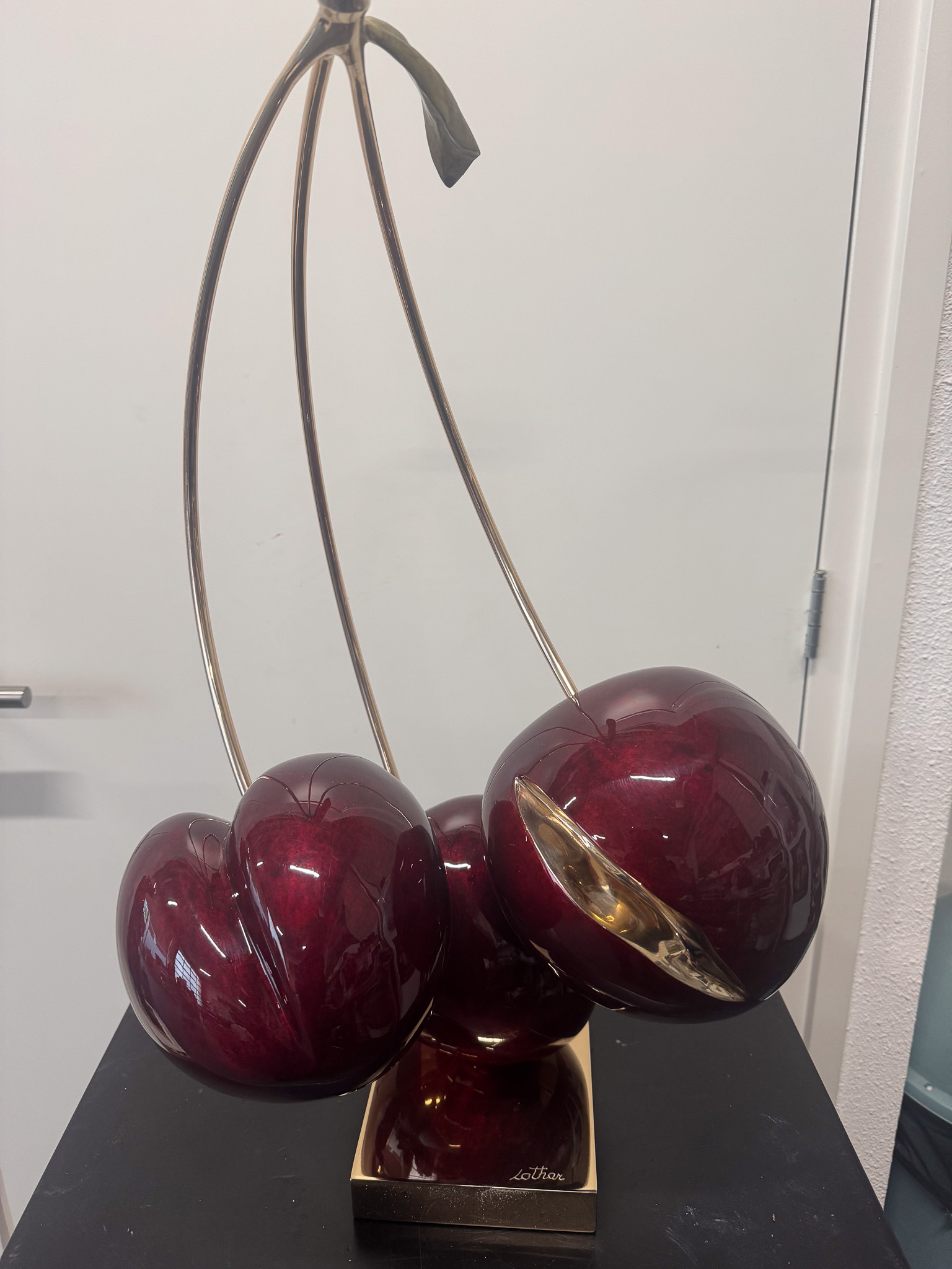 Cropped Faux leather Jacket