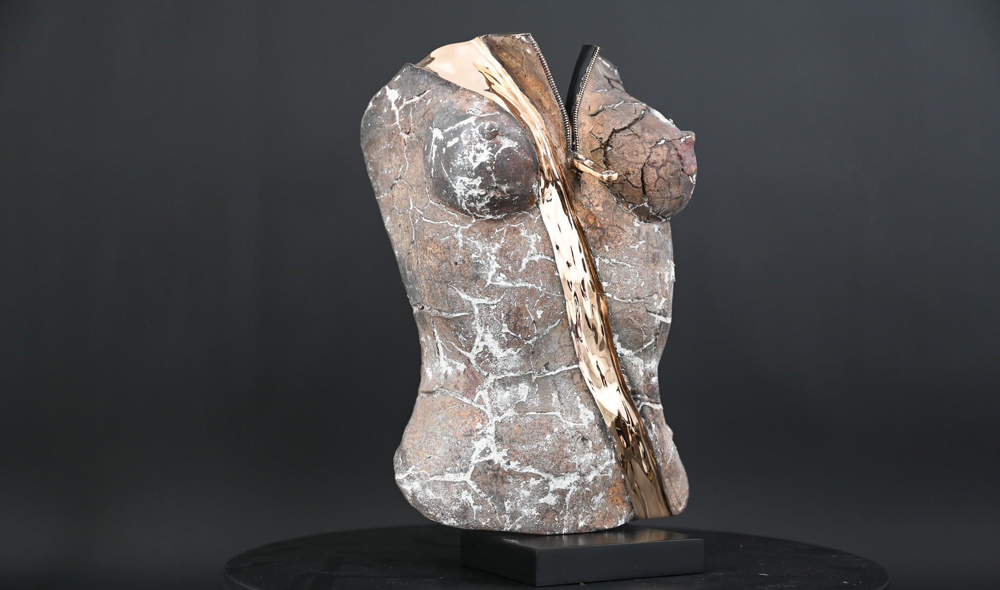 Cropped Faux leather Jacket