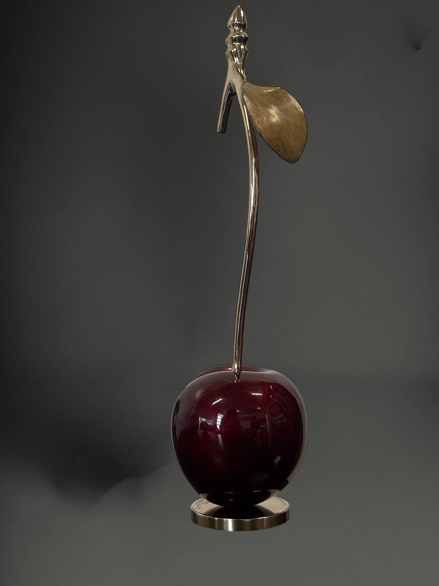 Cropped Faux leather Jacket