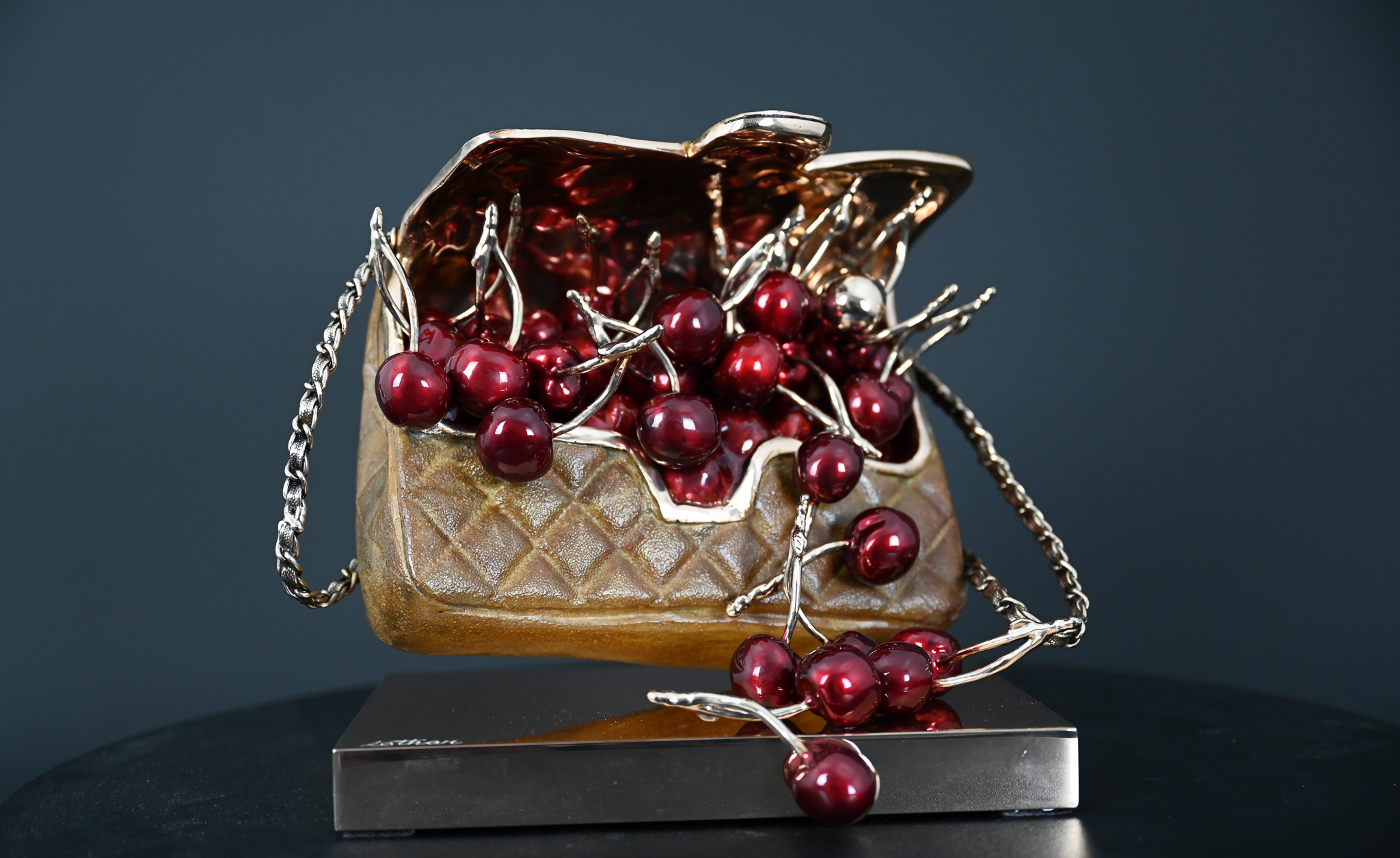 Cropped Faux leather Jacket