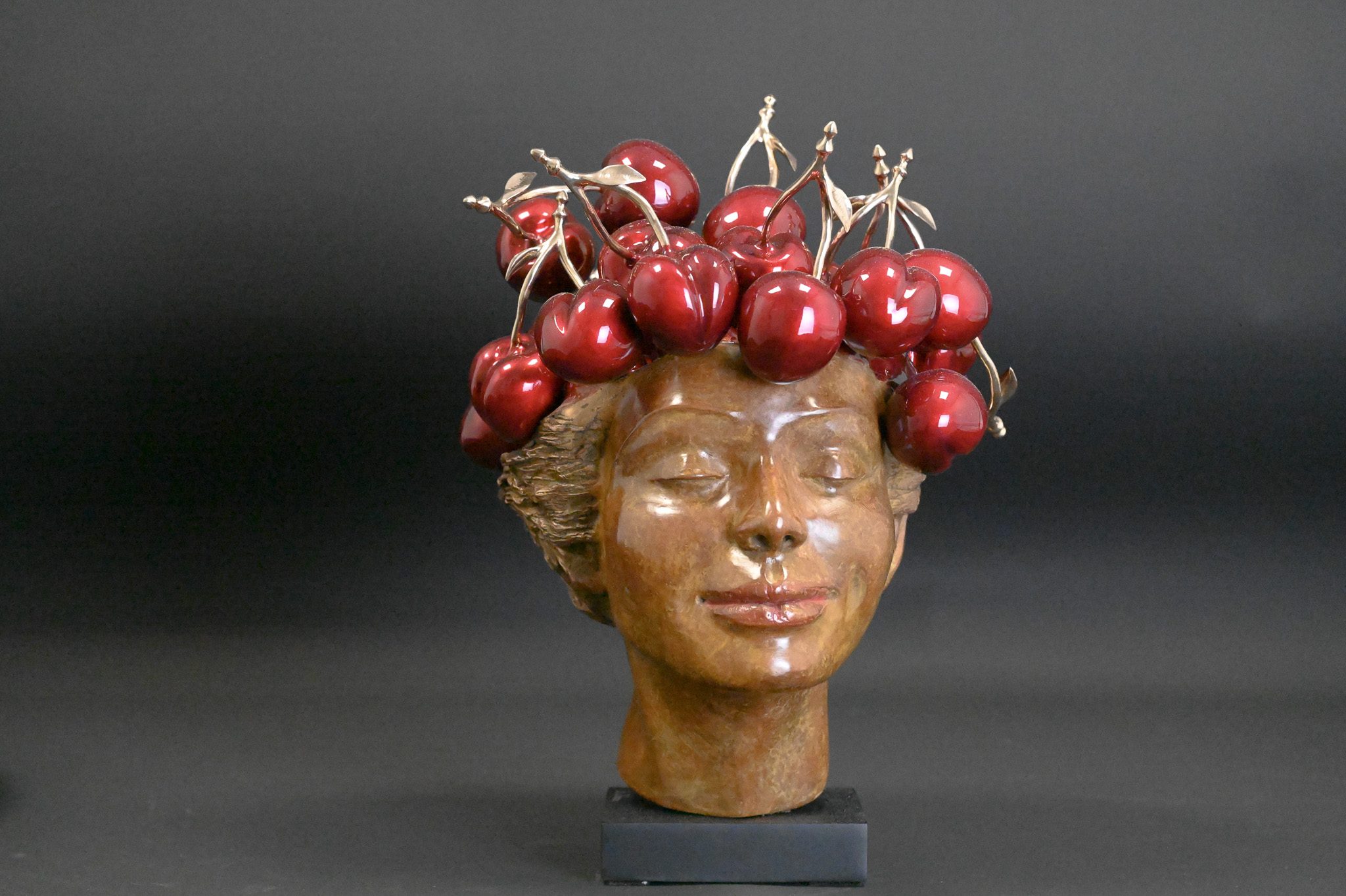 Cropped Faux leather Jacket