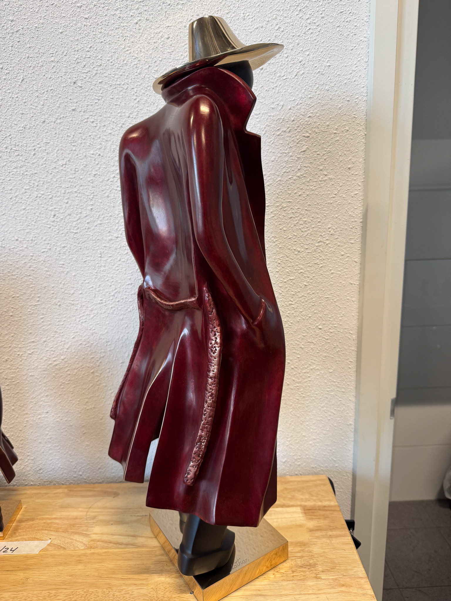 Cropped Faux leather Jacket