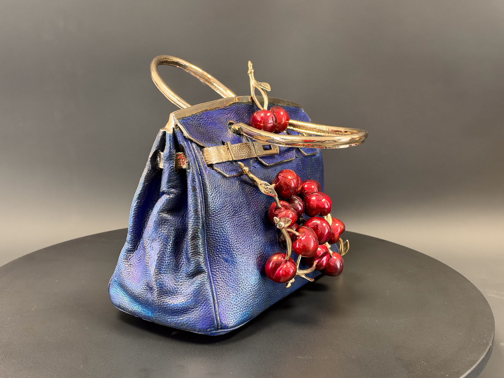 Ladies Desire Hermes Birkin Blue