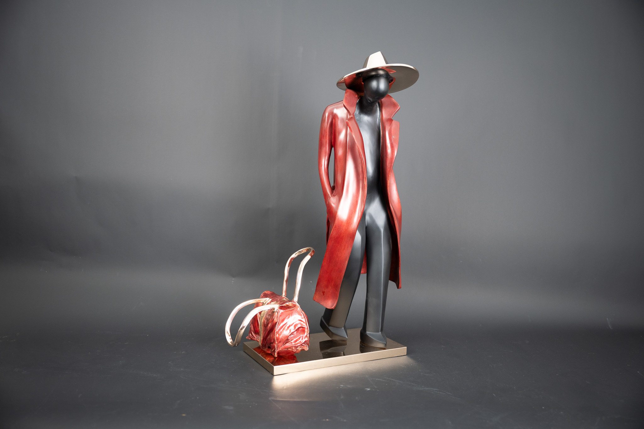 Cropped Faux leather Jacket