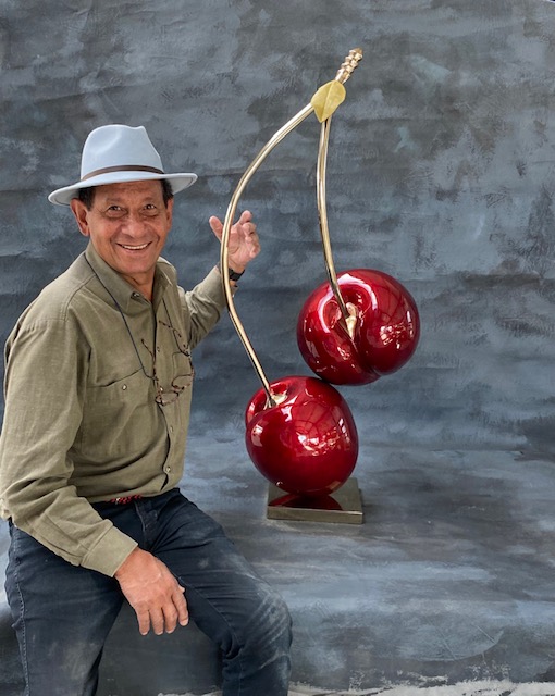 Cropped Faux leather Jacket