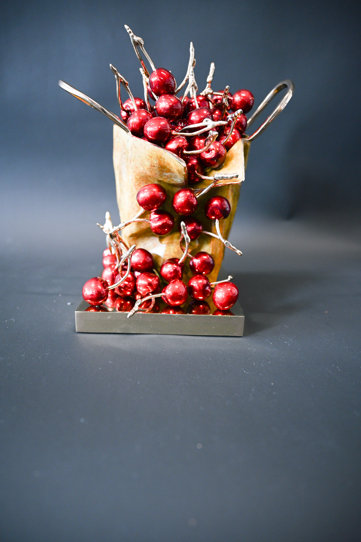 Cropped Faux leather Jacket